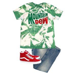 Mountain Dew Custom Dyed Tshirt - Unisex Large